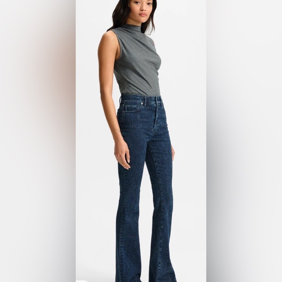 Veronica Beard Mylie Stretch-Wool-Blend Sleeveless Top - Picture 3 of 7